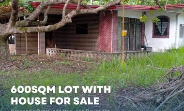 600sqm Residential Lot with House for Sale in Catalunan Pequeno Davao City