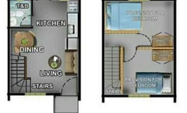2-bedroom Townhouse with Parking House and Lot for sale in Mariveles Bataan