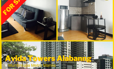 Allurinf Studio Unit for Sale in Avida Towers Alabang
