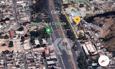 Terreno único de 17,500 metros cuadrados ubicado en Calzada Ignacio Zaragoza Santa Marta Acatitla Sur Iztapalapa Cdmx.