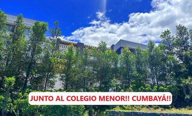 HERMOSO DEPARTAMENTO PENTHOUSE DE VENTA EN CUMBAYÁ!!! JUNTO AL COLEGIO MENOR!!