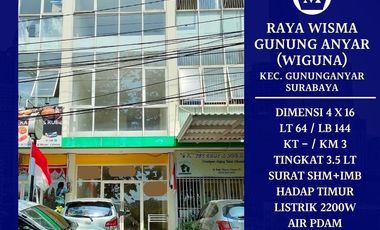 Ruko Raya Wisma Gunung Anyar Wiguna Dkt Semolowaru Nginden MERR