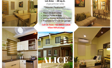 Affordable House & Lot for as low as Php13k/monthly*