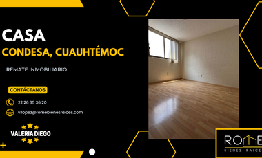 Hermosa Casa En Zamora, Condesa, Cuauhtemoc Cdmx Cerca De Metro Chapultepec