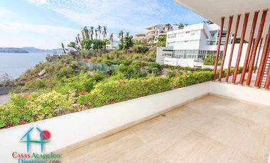 Hermosa casa con terraza con asoleadero, alberca y vistas al mar