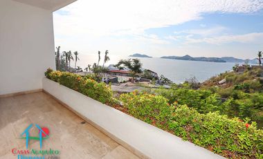 Hermosa casa con terraza con asoleadero, alberca y vistas al mar