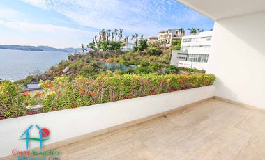 Hermosa casa con terraza con asoleadero, alberca y vistas al mar