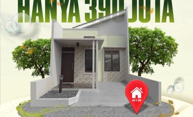 Rumah Dijual Lokasi Pinggir SIAP HUNI Jalan Murah 1 Lantai Setu, Telajung Cikarang Barat Bekasi Syariah