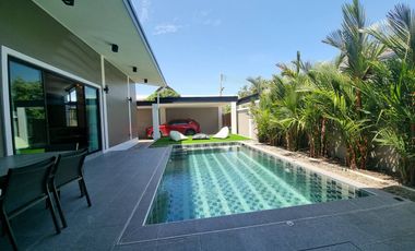 Detached House with Pool - 3 Bedrooms, Energy-Efficient For Sale, Near Jomtien Beach, Pattaya