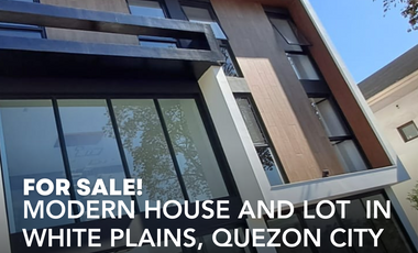 MODERN HOUSE AND LOT FOR SALE IN WHITE PLAINS, QUEZON CITY