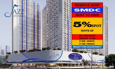 SMDC Jazz  Residences Condo FOR SALE in MAKATI CITY near i in Belle Air, JT tower and Ayala Malls (Glorieta, Greenbelt,Landmark)
