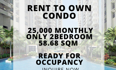 2 Bedroom with Balcony Ready for Occupancy for Sale in Pasig near BGC & Eastwood