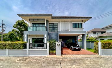 House for sale, 88/135, well decorated,  Baan Bunyakorn Lake Park, Rangsit, Khlong 6