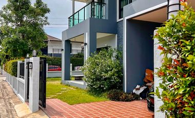 House for sale, 88/135, well decorated,  Baan Bunyakorn Lake Park, Rangsit, Khlong 6