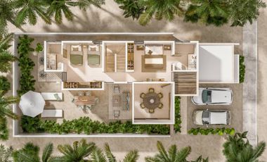 Hermosa casa en preventa metros del mar en Chelem Yucatan