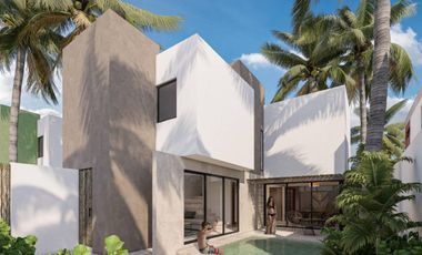 Hermosa casa en preventa metros del mar en Chelem Yucatan