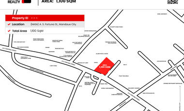 1100 SqM Commercial Lot for Rent in Mandaue City