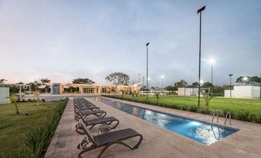 Terrenos Residenciales en venta a minutos de Mérida y Puerto Progreso, con excelentes amenidades