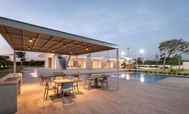 Terrenos Residenciales en venta a minutos de Mérida y Puerto Progreso, con excelentes amenidades