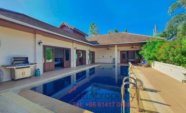 Four Bedrooms Balinese Style Pool Villa At Hua Hin Soi 88