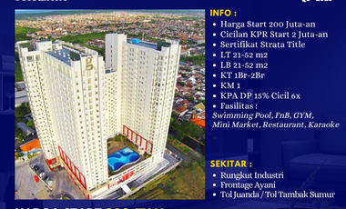 Apartemen Full Furnish Gunawangsa MERR Rungkut Surabaya Timur dkt Nginden