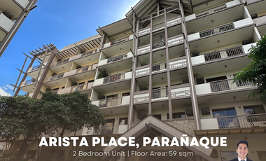 ASE - FOR SALE: 2 Bedroom Unit in Arista Place by DMCI, Parañaque