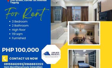 For Rent: Spacious 3-Bedroom Unit offering convenience and comfort in Grand hamptons BGC