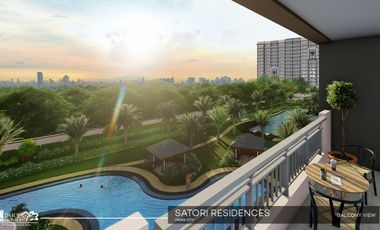 Preselling 2 Bedroom, 1 Bathroom Satori Residences Condominium For sale in Pasig near LRT, SM, Katipunan