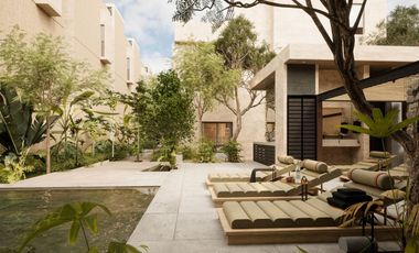Villa de doble altura con alberca, en Selvazama con amenidades, en venta Tulum.