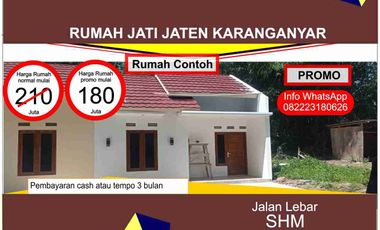 Rumah dijual di Jaten, Karanganyar
