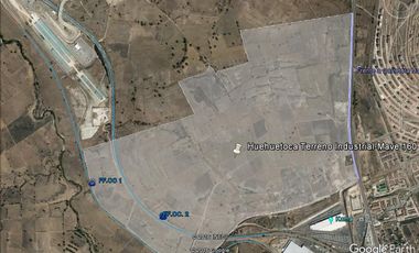 SUBDIVISIBLE TERRENO INDUSTRIAL 1'700,000 M2 CON VÍA FÉRREA, FIBRA ÓPTICA, ALTA TENSIÓN