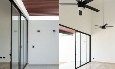 Residencia con jardín, alberca privada, terraza, Cuarto de servicio y sala de tv,  Zona Norte, Merida.
