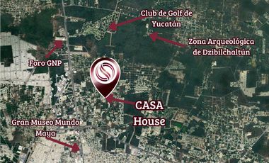 Residencia con jardín, alberca privada, terraza, Cuarto de servicio y sala de tv,  Zona Norte, Merida.