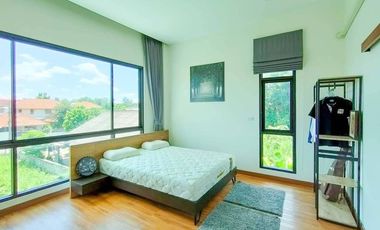 Modern house for Sale / Rent near 89 plaza, Varee international school, city center and Chiang Mai Airport.
