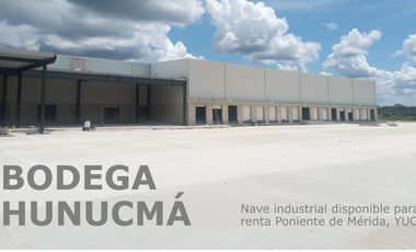 Nave Industrial / Bodega en Renta  en la Zona Industrial Hunucmá, Mérida