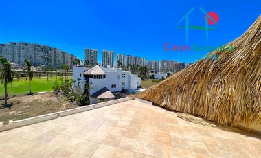 Casa con Alberca privada, vista al Campo de Golf, roof top con bar y 7 membresías Vidanta