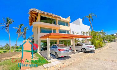 Casa con Alberca privada, vista al Campo de Golf, roof top con bar y 7 membresías Vidanta