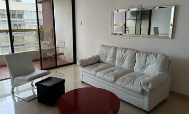 Suite amoblada de alquiler en el Edificio San Francisco 300, 1 parqueo.