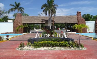 EXCEPCIONAL OFERTA  Terreno 208 m2 Aldea Ha Puerto Morelos
