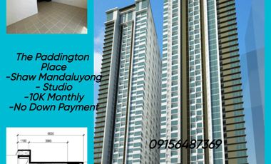 10k/Monthly Pre Selling Condo in Shaw Mandaluyong rent To Own No down Payment