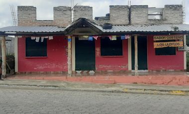 CHECA, vendo terreno 1.500m, con casa y local comercial, servicios básicos