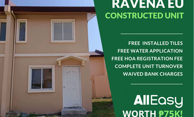 Ravena End Unit Ready for Move-in - Camella Bacolod South | House and Lot for Sale in Bacolod City