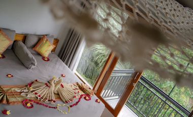 For Sale Freehold Villa at Ubud in Quiet Area and Jungle View