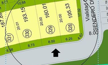 TERRENO EN VENTA DENTRO COTO CAMPIÑAS SENDEROS DE MONTEVERDE