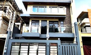 3 Storey  Brand New House and Lot for sale in Sta Barbara Place Tandang Sora Quezon City Brand New and Ready for Occupancy FULLY FURNISHED and with Swimming Pool