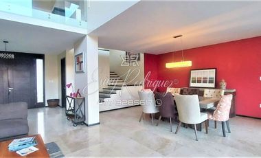 CASA EN RENTA, CUMBRES DEL CAMPESTRE, CON O SIN MUEBLES, 4 REC CON BAÑO, 6 AUTOS,