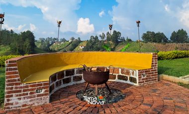 Finca en unidad cerrada con hermosa vista panorámica El Peñol