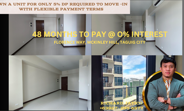 1BR Condo for Sale in Florence Tower - Rent to Own Terms near Forbestown Center and Mckinley West