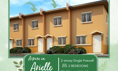 TOWNHOUSE TYPE - 2 BEDROOMS IN CAMELLA DIGOS - PRE SELLING