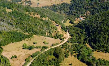 Campo en venta en Los Muermos a 55 minutos de Puerto Varas con abundante agua